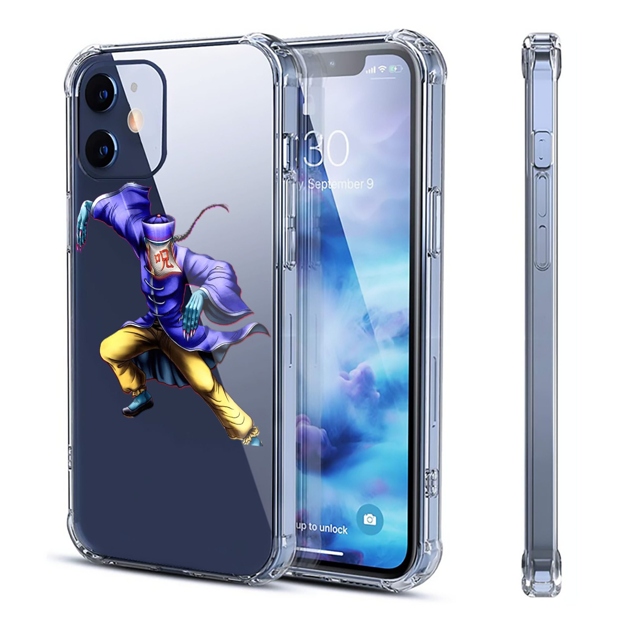 （画像用） 遊☆戯☆王 Yu-Gi-Oh! 【iPhone 12シリーズ対応】透明スマホケース（クリアソフトケース）